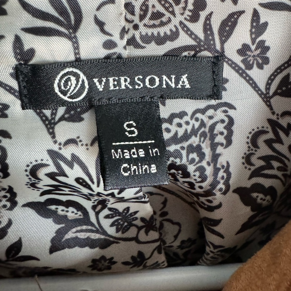 Versona  Faux Suede Jacket Small - Picture 2 of 10